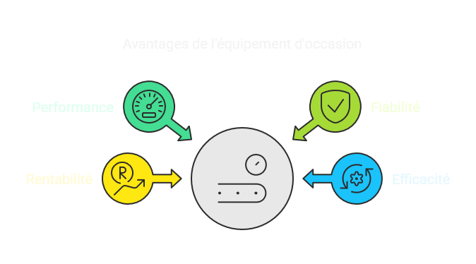 Sélection de matériels d’occasion pour engins